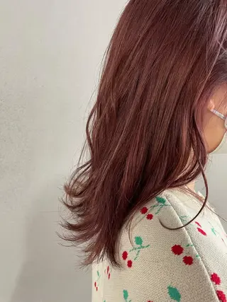 セミロング カラー パーマ ヘアアレンジ メンズ キッズ ネイル マツエク・マツパ アイブロウ #tag 稗田綾加のヘアスタイル