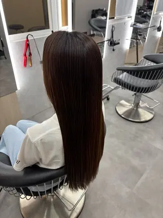ロング 縮毛矯正/カラ ー/艶髪🌻ひな🌻のヘアスタイル