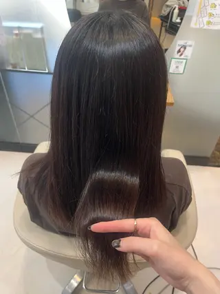 ロング 野村 奈里亜のヘアスタイル