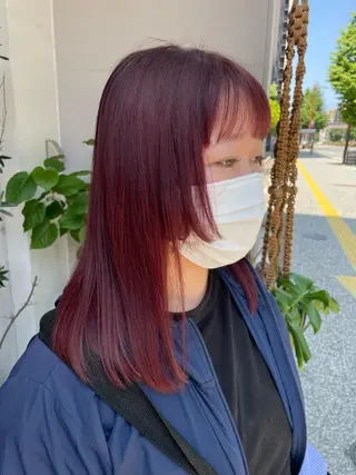 ロング カラー 東 史夏のヘアスタイル