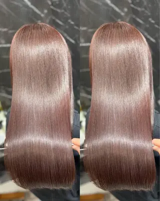 ロング JIN|朝楽になる 乾かしただけで極艶髪のヘアスタイル