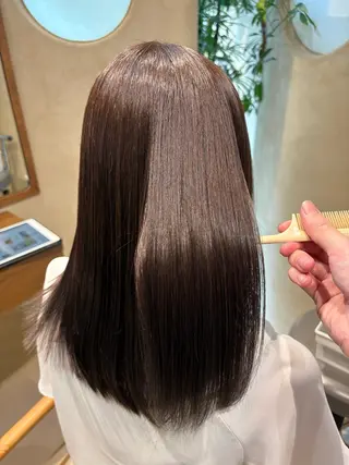 ミディアム カラー 中目黒 akaneのヘアスタイル