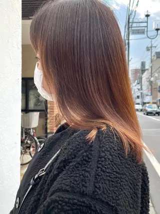 セミロング パーマ KYOKA .のヘアスタイル