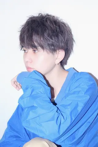 ミディアム カラー パーマ メンズ 【公式】amble luxe池袋東口🩷のヘアスタイル