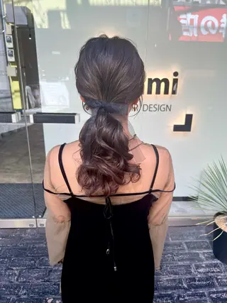 セミロング 「sumi」 AMIのヘアスタイル