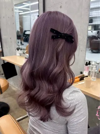 ロング 🇨🇳ハイトーン ワンホン🇰🇷ななのヘアスタイル