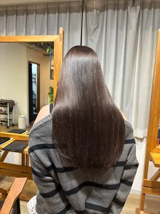 ロング カラー RINNO🌷透明感 カラー/髪質改善のヘアスタイル