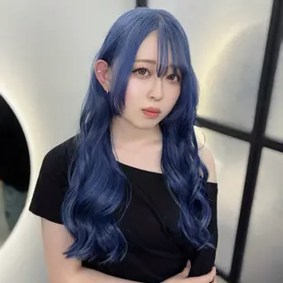 ロング カラー Ren. 🦋デザインカラーのヘアスタイル