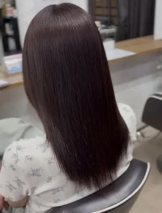 セミロング カラー 髪質改善shoma mikiのヘアスタイル