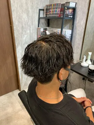 ショート パーマ メンズ メンズ支持数No.1 👑リュウ👑のヘアスタイル