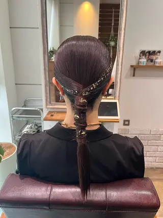 セミロング loup yunaのヘアスタイル