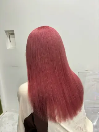 ロング カラー 色落ち綺麗🩰ハイ トーン🎀RINKAのヘアスタイル
