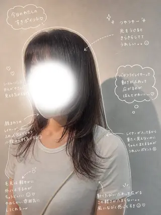 ミディアム カラー 渋谷/トレンドヘア /ふうかのヘアスタイル