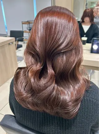 カラー 【カラー/縮毛】༒ ふみのヘアスタイル