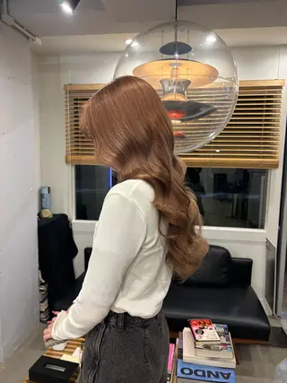 ロング カラー 熊取谷 茉那のヘアスタイル