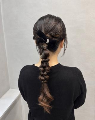 ヘアアレンジ 🤍艶モテカラー♡ ブラウン🤍Rimiのヘアスタイル