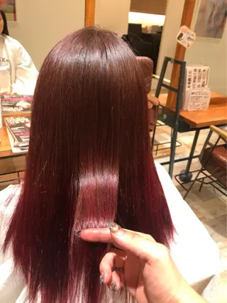 セミロング 艶髪/シールエクステ 🌻ノゾミ🌻のヘアスタイル