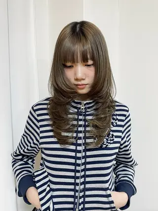 ロング 園田 渉 ◤SHIKIO◢のヘアスタイル