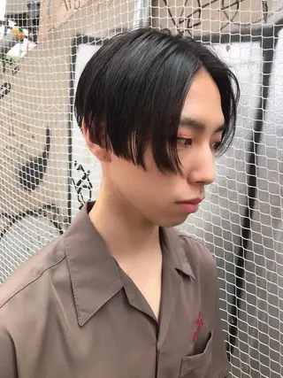 メンズ ブリーチ/ウルフ特化 渋谷カルチャー交差点のヘアスタイル
