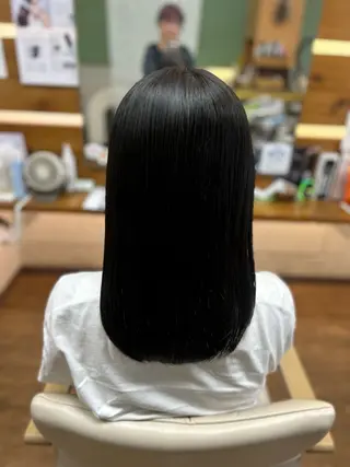 ロング 神谷 千明のヘアスタイル