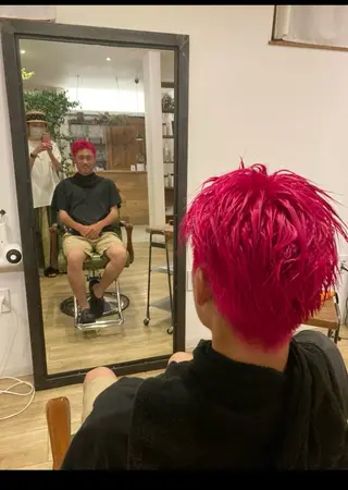 ショート カラー メンズ 清水 美香のヘアスタイル