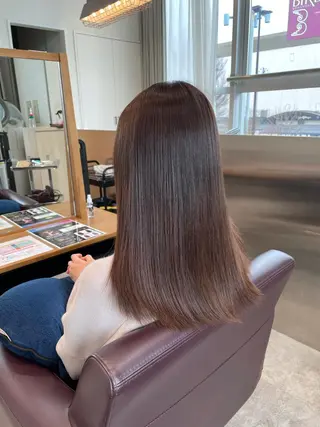 ロング カラー HAREru. モデル募集【戸塚】のヘアスタイル