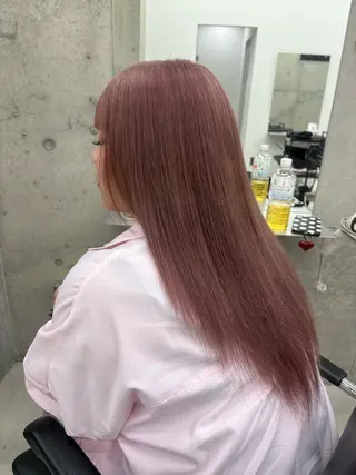 ロング アヤミ/韓国スタイル /ハイトーン/名古屋のヘアスタイル