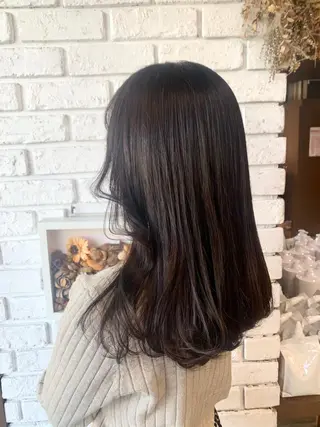 セミロング カラー ヘアアレンジ 🫧ヒシダアキ taboo.i🫧のヘアスタイル