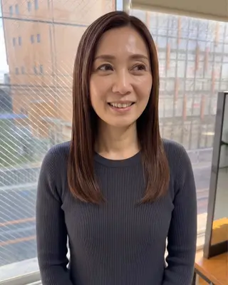カラー 髪質改善🌟美髪💐 服部睦月のヘアスタイル