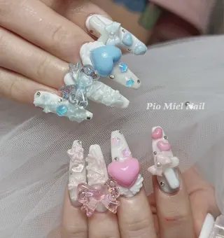 ネイル HANA 長さだしのネイルデザイン