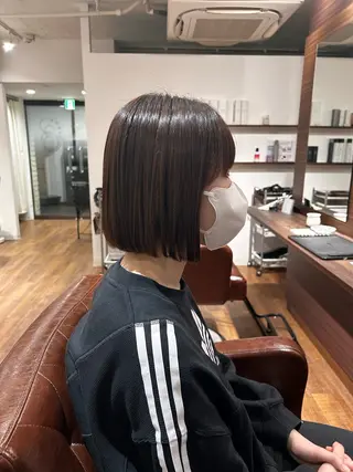 ミディアム 縮毛矯正 /伊藤はるかのヘアスタイル