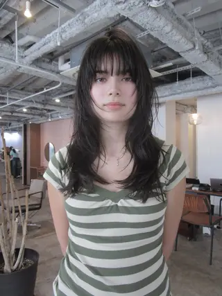 ロング yu maのヘアスタイル