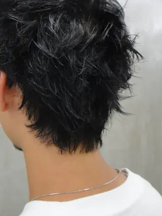 メンズ メンズカット パーマ[佐橋]のヘアスタイル