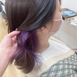 ミディアム 神田 菜々子のヘアスタイル