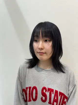 ミディアム カラー 髪質改善×艶カラー 🌼Haru🌼のヘアスタイル