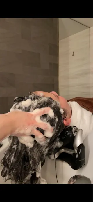 セミロング 大藤 彩のヘアスタイル