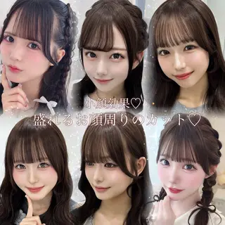ロング 💎りあん/大須/栄 ブリーチなしWカラーのヘアスタイル
