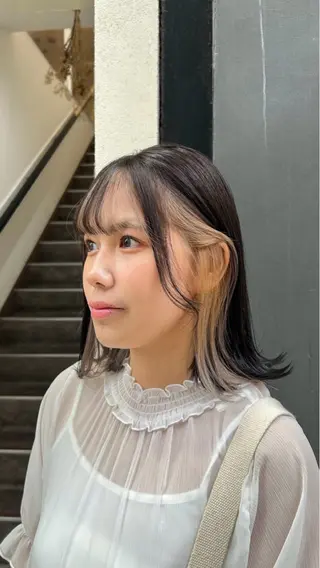 カラー silk🐶 ayaneのヘアスタイル
