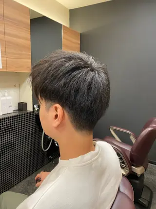 ショート メンズ メンズパーマモデル 大募集中のヘアスタイル