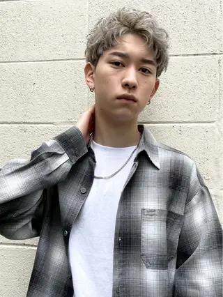 ショート mens.salon hackのヘアスタイル