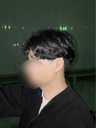 パーマ メンズ バウハウスヘア ひなのヘアスタイル