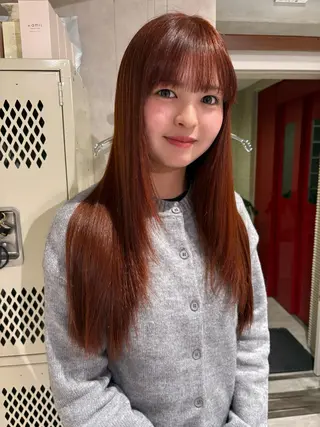 カラー 透明感カラー/海外風 レイヤー/mao🗽のヘアスタイル
