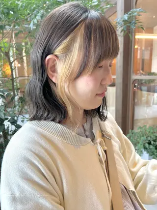 ミディアム カラー . Lｉｅのヘアスタイル