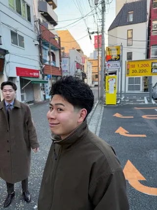 ショート パーマ メンズ メンズ特化理容師 ふうきのヘアスタイル