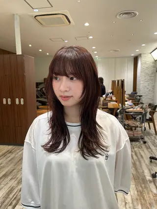 カラー 縮毛矯正/さらつや トリートメント首藤のヘアスタイル