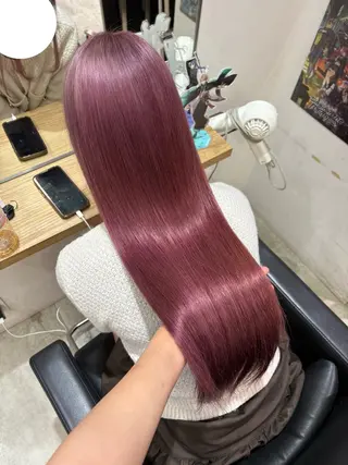 ロング カラー 推しカラー/ ミクのヘアスタイル
