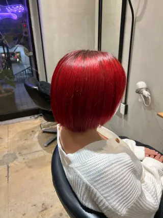 ショート カラー 韓国ヘア/髪質改善 /カラー【美涼】のヘアスタイル