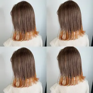 ミディアム 袴田 伊代のヘアスタイル