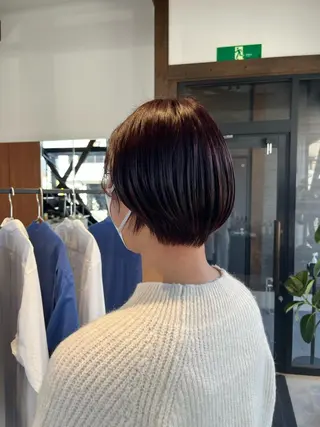ショート カラー 林 美優のヘアスタイル