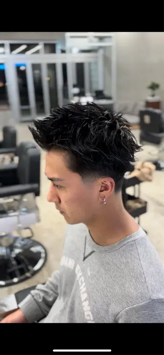 ショート メンズ 矢崎 裕哉のヘアスタイル